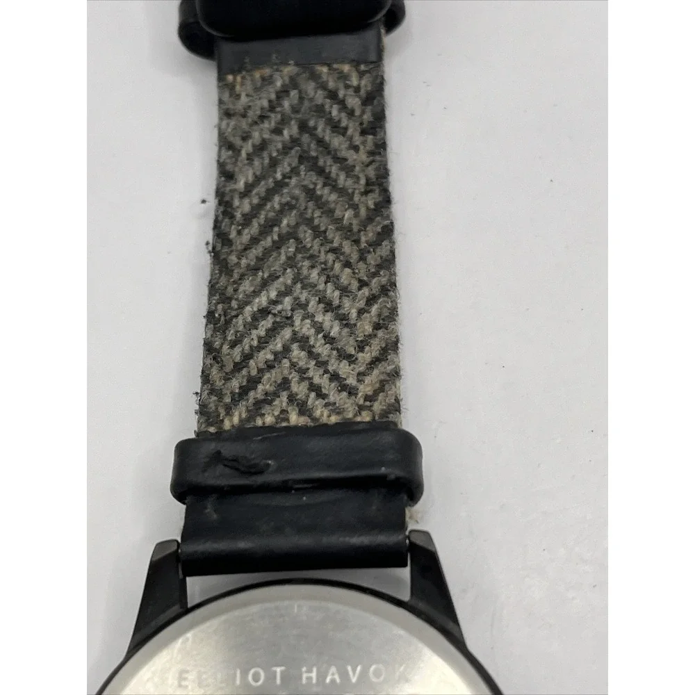 Elliot Havok Timepiece Midnight Men's‎ Quartz Watch Genuine Leather- New Battery